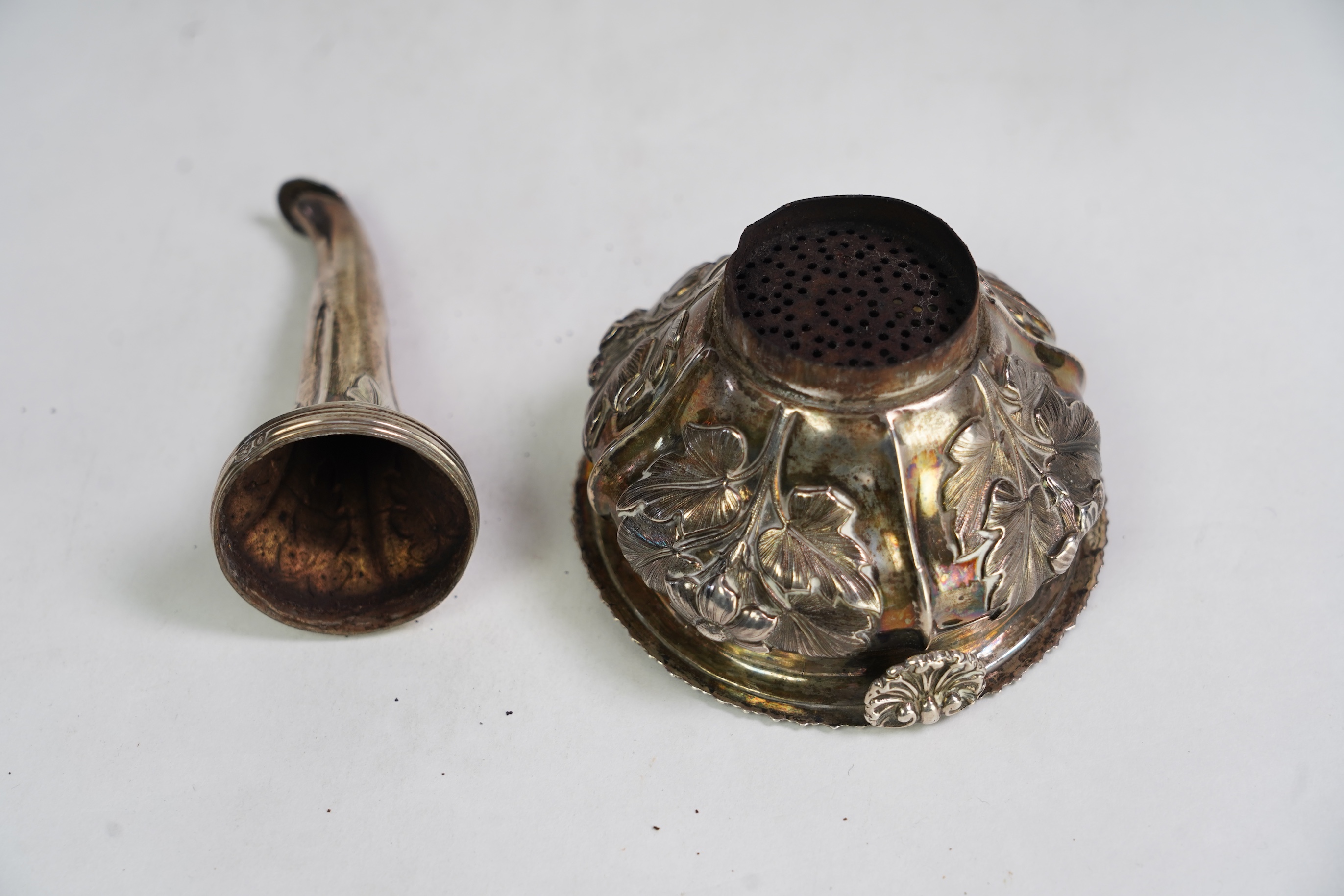 A William IV silver wine funnel, by John Evans II